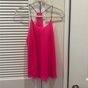 Naked Zebra Pink Backless Camisole Top